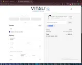 Vitali SkinCare coupon verification screenshot