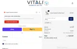 Vitali SkinCare coupon verification screenshot