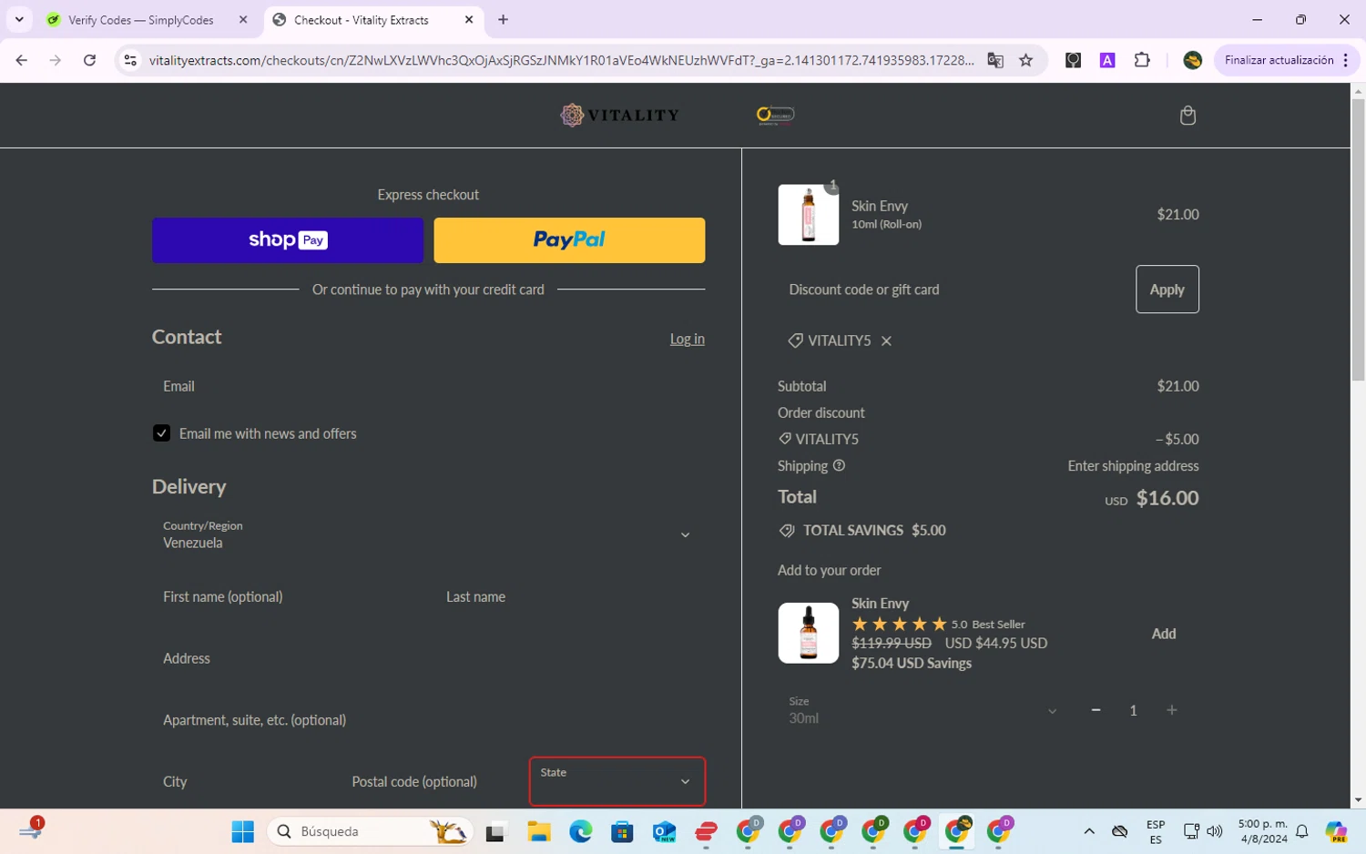 Vitality Extracts Coupon Codes 5 Off September 2024