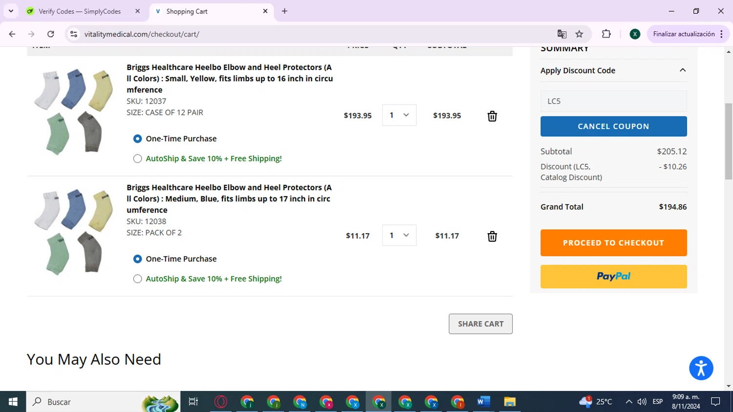 how to use Vitality Medicals coupons