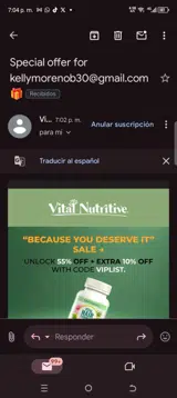 Viplist coupon verification screenshot