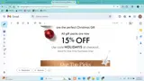 HOLIDAY15 coupon verification screenshot