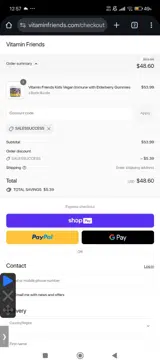 SALESSUCCESS coupon verification screenshot