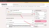 Vivantis coupon verification screenshot