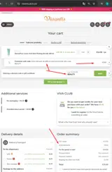 Vivantis coupon verification screenshot