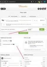 Vivantis coupon verification screenshot