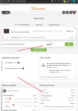 Vivantis coupon verification screenshot