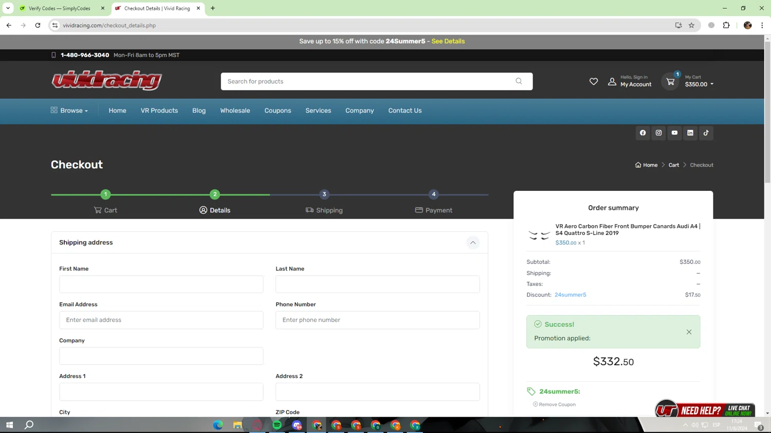 Vivid Racing Coupons 30 Off September 2024