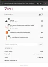 YEFFRY coupon verification screenshot