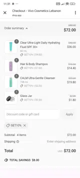 get10% coupon verification screenshot