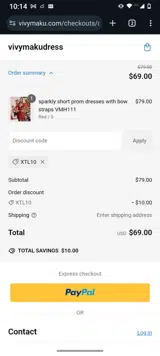 Xtl10 coupon verification screenshot