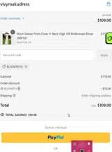 BUYWITH10 coupon verification screenshot