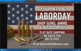 Vizard's Guns and Ammo coupon verification screenshot