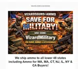 Vizard's Guns and Ammo coupon verification screenshot