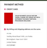 CHRYSLER10 coupon verification screenshot