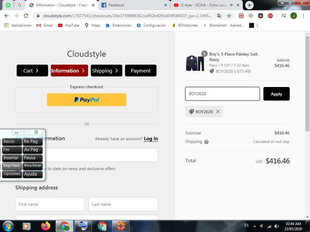 VMware checkout page showing VMware coupon code box | Screenshot taken by SimplyCodes community member on May 22, 2020