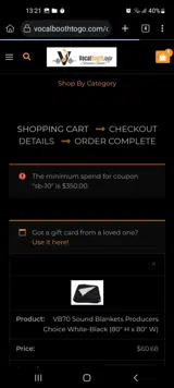 sb-10 coupon verification screenshot