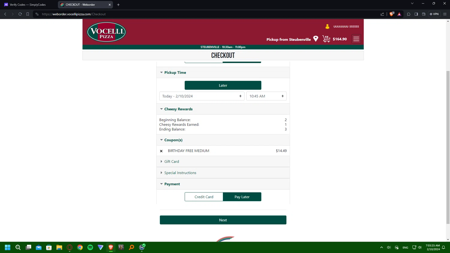 Vocelli Pizza Promo Codes 20 Off July 2024