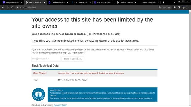 Vocla checkout page showing Vocla discount code box | Screenshot taken by SimplyCodes community member on Mar 11, 2024