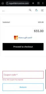 5WS2 coupon verification screenshot