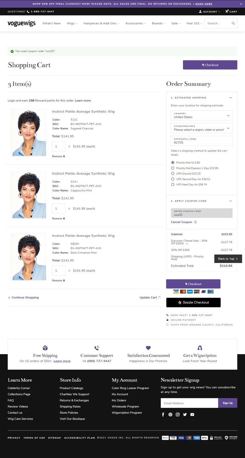 Vogue Wigs Coupon Codes 10 Off December 2024