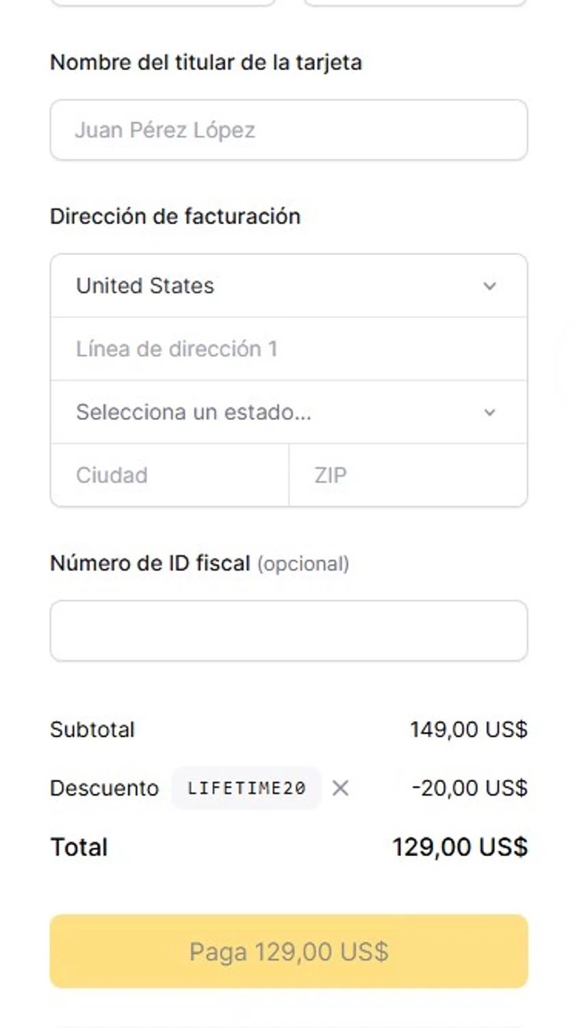 Voibe promo code screenshot showing code LIFETIME20 applied at Voibe checkout page. Uploaded by SimplyCodes community member RonaldoM32 on May 23, 2026