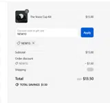 NEW10 coupon verification screenshot
