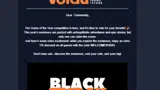 WELCOMEVOIDU coupon verification screenshot