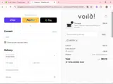 Voilà Pets coupon verification screenshot