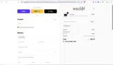 Voilà Pets coupon verification screenshot