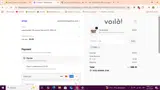 Voilà Pets coupon verification screenshot
