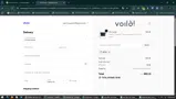 Voilà Pets coupon verification screenshot