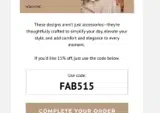 fab515 coupon verification screenshot