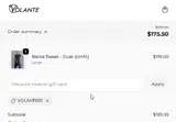 Volante55 coupon verification screenshot
