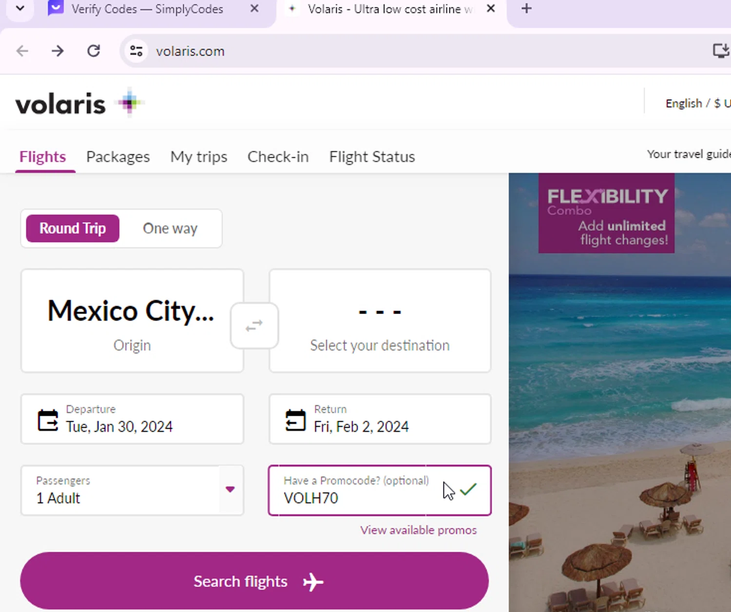 Volaris Promo Codes 70 Off August 2024