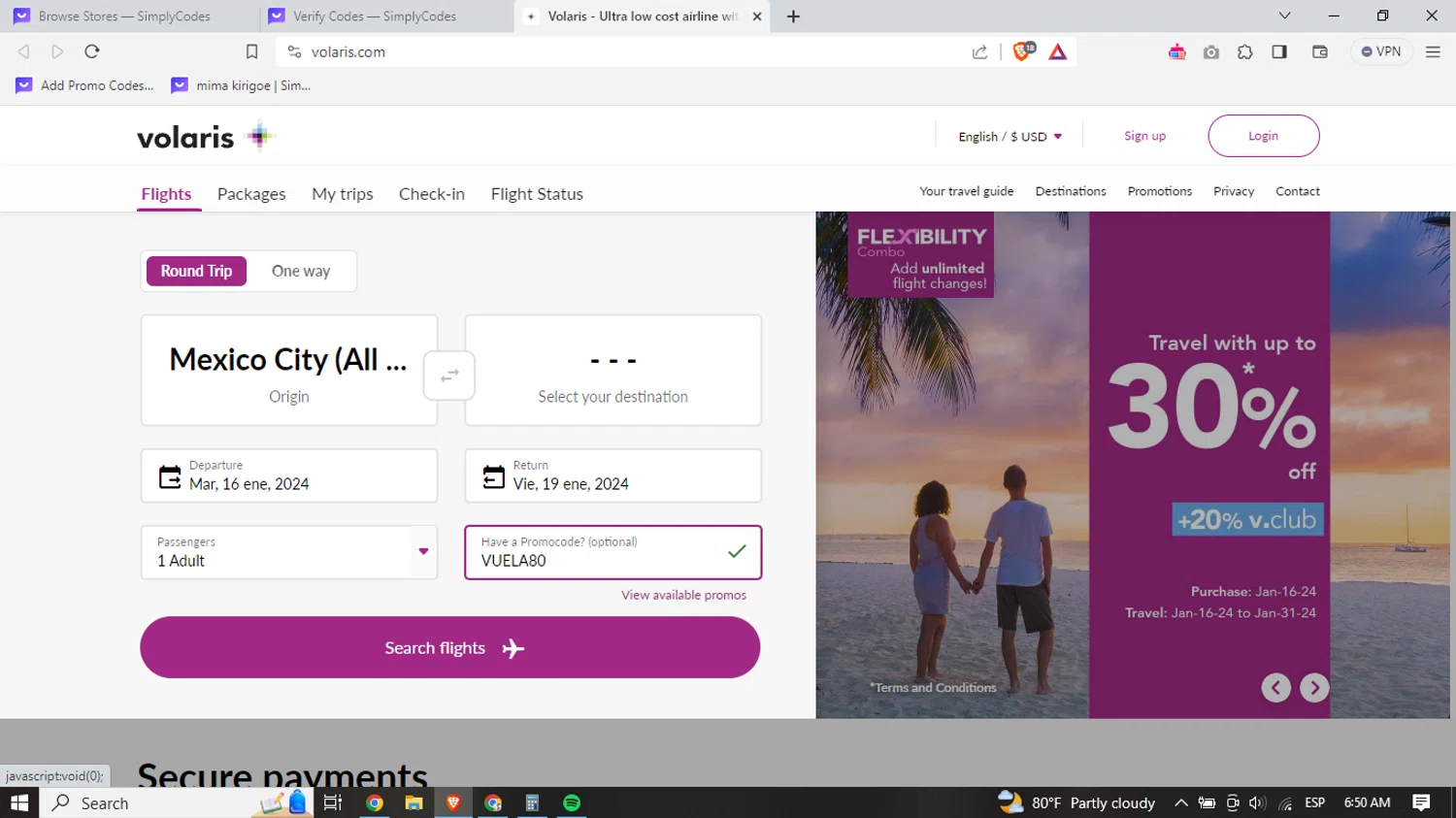 Volaris Promo Codes 30 Off Discount Codes in August 2024 SimplyCodes