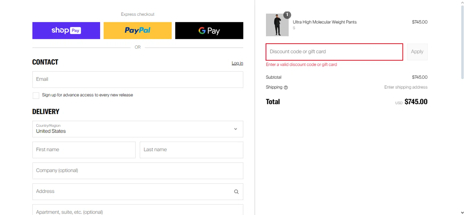 Vollebak promo code screenshot showing code OBALL applied at Vollebak checkout page. Uploaded by SimplyCodes community member Nubelinda on Jun 23, 2025