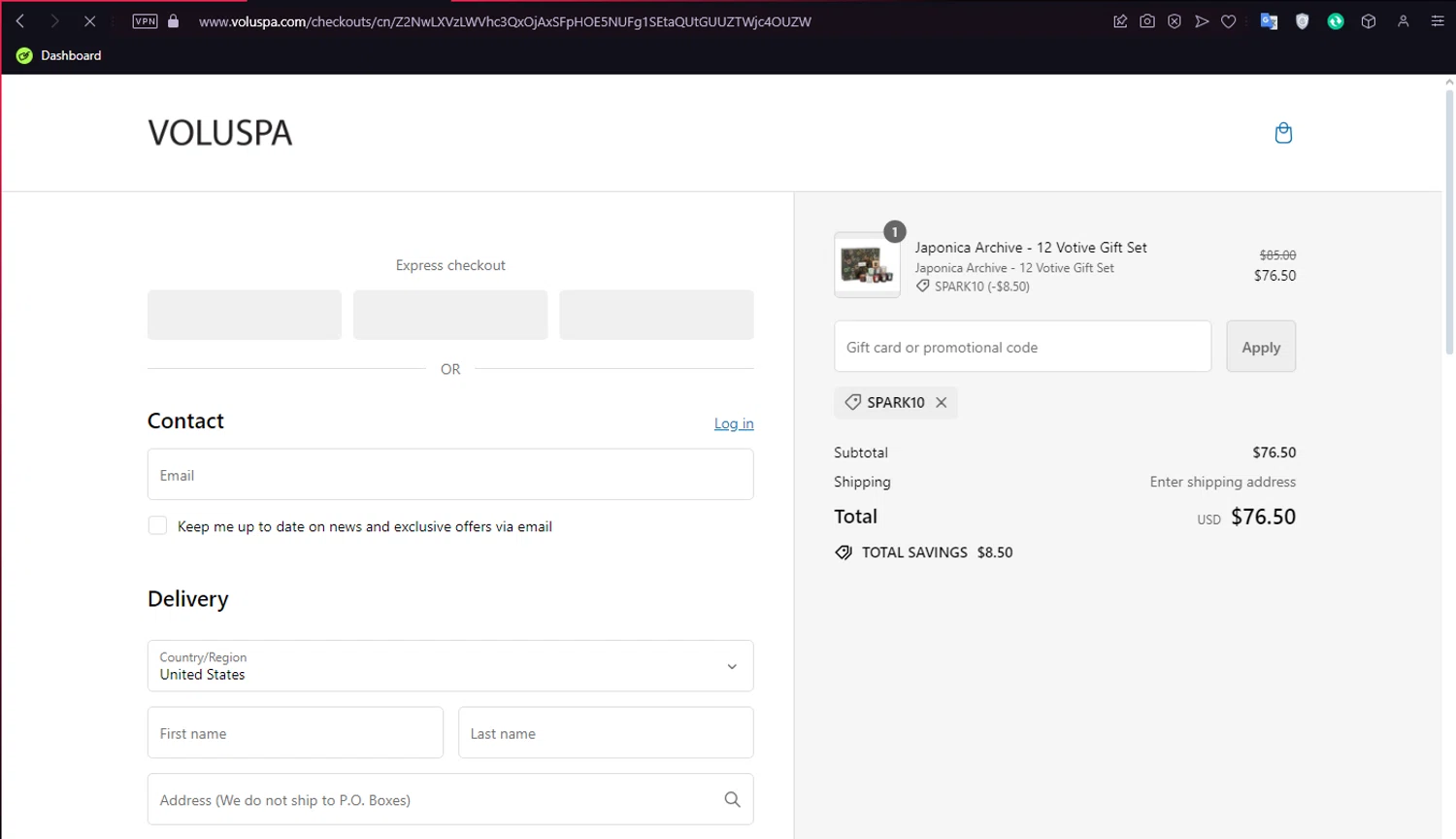 Voluspa Promo Codes 10 Off July 2024