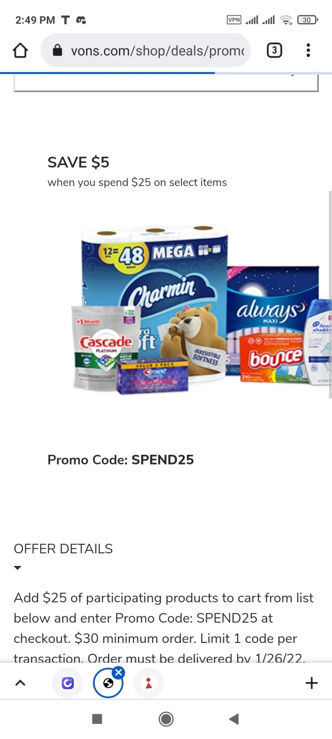 Vons Promo Codes 20 Off January 2025