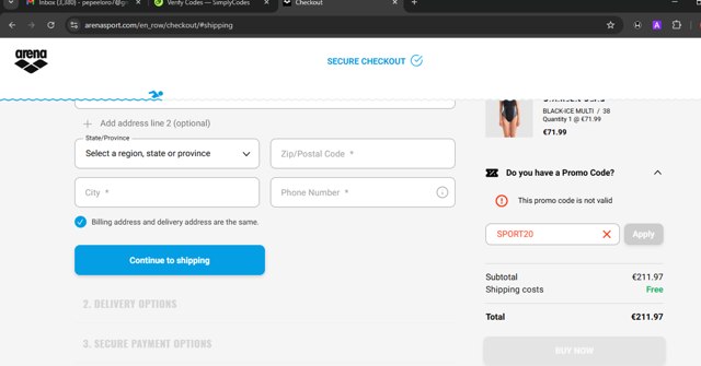 Vooglam checkout page showing Vooglam coupon code box | Screenshot taken by SimplyCodes community member on Sep 5, 2025