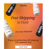 Vorda coupon verification screenshot