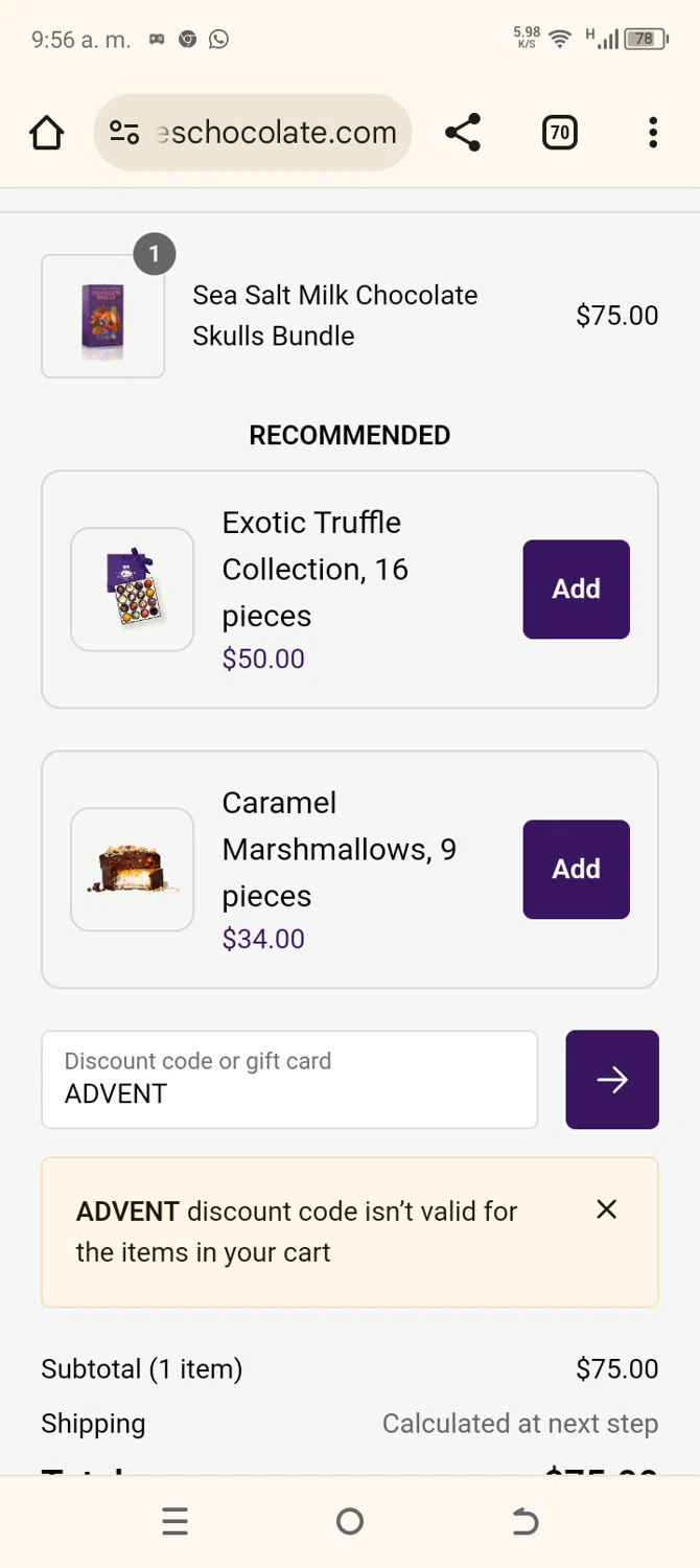 how to use Vosges Chocolate coupons