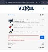 VOXELPLA coupon verification screenshot