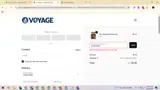 VOYAGE20 coupon verification screenshot