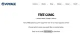 FREECOMIC coupon verification screenshot