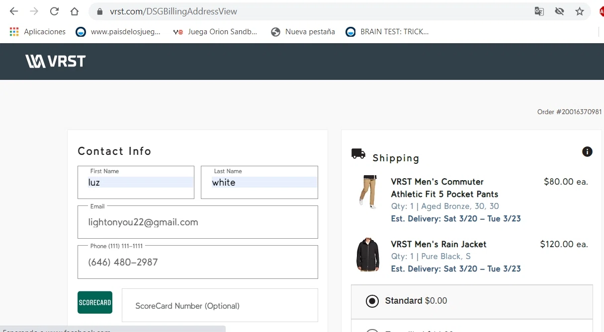 VRST checkout page showing VRST promo code box | Screenshot taken by SimplyCodes community member on Mar 18, 2021