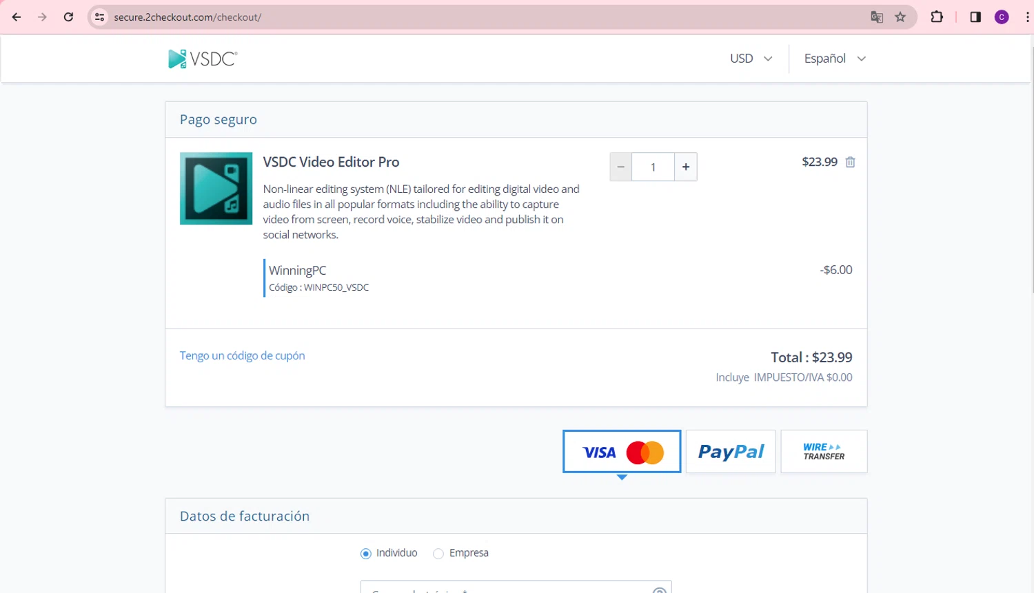 how to use VSDC coupons