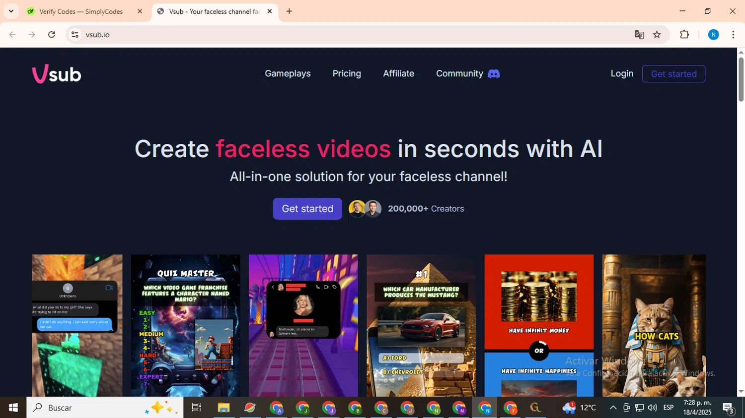 Vsub discount code screenshot showing code HUMANAIART applied at Vsub checkout page. Uploaded by SimplyCodes community member CoinHawk678 on Apr 19, 2025