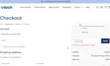 VTech Phones coupon verification screenshot