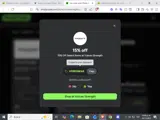 vebb15bear coupon verification screenshot